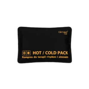 QMED Hot/Cold gelový polštářek černý 10 x 15 cm