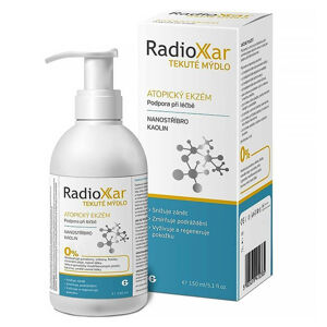 RADIOXAR tekuté mýdlo s nanostříbrem a kaolinem 150 ml
