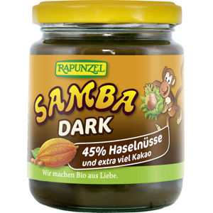 RAPUNZEL Samba Dark oříšková pomazánka BIO 250 g