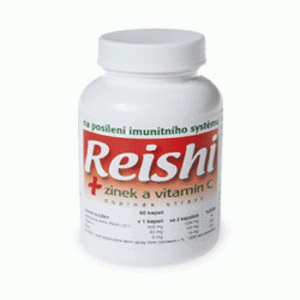 REISHI + Zinek a vitamín C 60 kapslí