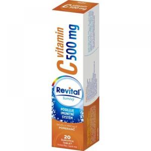 REVITAL Vitamin C 500 mg Pomeranč 20 šumivých tablet