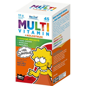 REVITAL The Simpsons Multivitamin + kolostrum 45 tablet