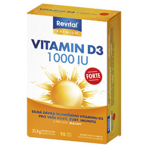 VITAR Vitamin D3 Forte 1000 IU 90 tablet, poškozený obal