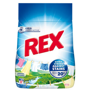 REX Prací prášek Amazonia Freshness 17 praní 1,02 kg