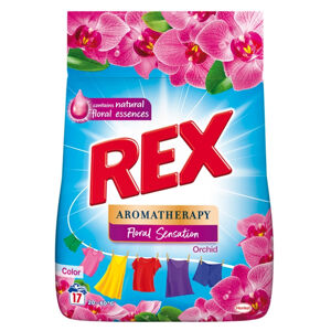 REX Aromatherapy Prací prášek Orchid Color 17 praní 1,02 kg