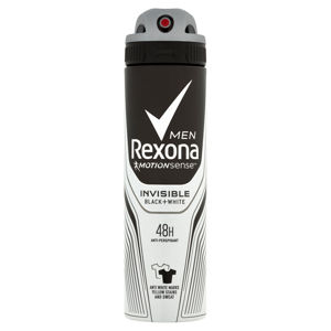 REXONA nvisible on Black+White clothes men antiperspirant sprej 150 ml