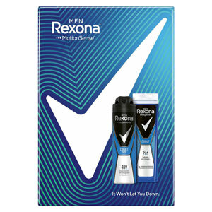 REXONA Men Cobalt Sprchový gel 250 ml + Deodorant 150 ml Vánoční balíček pro muže