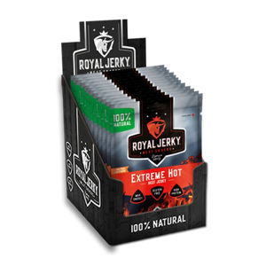 ROYAL JERKY BEEF EXTREME HOT 12x22g