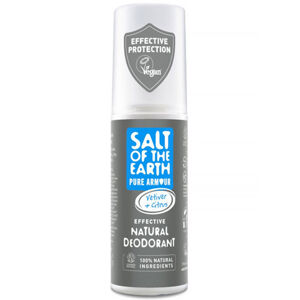SALT OF THE EARTH Přírodní minerální deodorant spray Pure Armour Vetiver & Citrus pro muže 100 ml