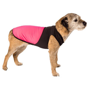 SAMOHÝL EXCLUSIVE Hanah termo tílko pro psy černo-růžové 1 ks, Velikost oblečku: 55
