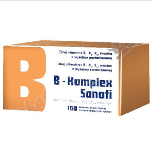 SANOFI B-komplex 100 dražé, poškozený obal