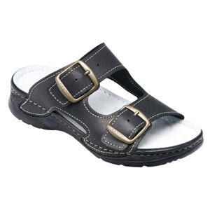 SANTÉ Dámská pantofle černá 1 pár, Velikost obuvi: 41