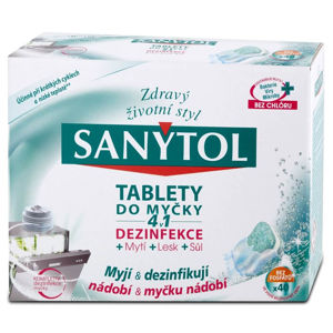 SANYTOL Tablety do myčky 4v1 s dezinfekcí 40 ks