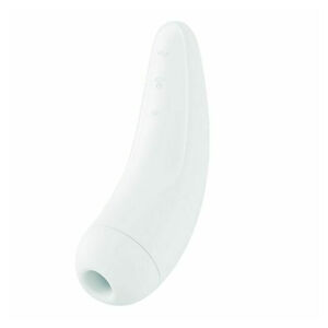 SATISFYER Curvy 2+ White vibrátor na stimulaci klitorisu