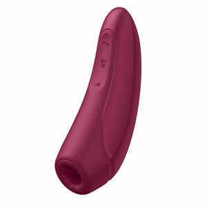 SATISFYER Curvy 1+ vibrátor na stimulaci klitorisu červený