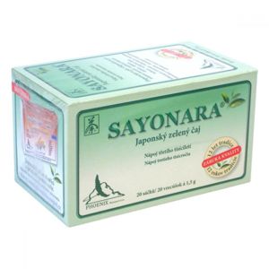 SAYONARA Japonský zelený čaj nálevové sáčky 20x1,5 g