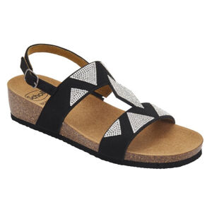 SCHOLL Dubai dámské sandály černé, Velikost obuvi: 36