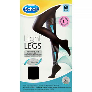 SCHOLL Light Legs Kompresní punčochové kalhoty Black L 60 DEN