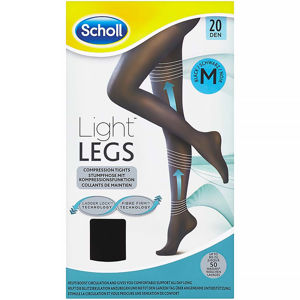SCHOLL Light Legs Kompresní punčochové kalhoty Black M 20 DEN