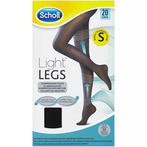 SCHOLL Light Legs Kompresní punčochové kalhoty Black S 20 DEN