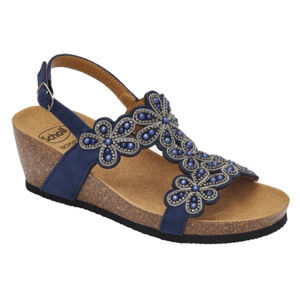 SCHOLL Palinuro T-bar dámské sandále námořnické modré, Velikost obuvi: 36