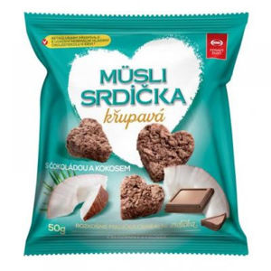 SEMIX Müsli srdíčka křupavá s čokoládou a kokosem 50 g