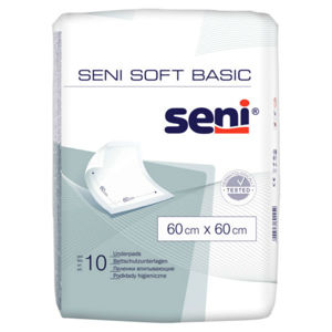 SENI Soft basic absorpční podložky 60 x 60 cm 10 kusů