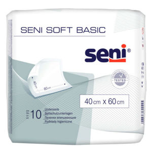 SENI Soft basic absorpční podložky 60 x 40 cm 10 kusů