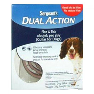 SERGEANT´S Dual Action antiparazitní obojek pro střední psy 60 cm