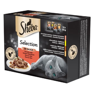 SHEBA Selection in Gravy kapsičky šťavnatý výběr pro kočky 12 x 85 g