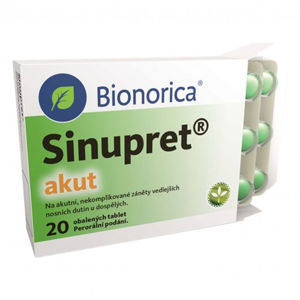 SINUPRET Akut 160 mg 20 tablet