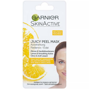 GARNIER Skin Active Rozjasňující maska s výtažkem z citrónů a zjemňující aktivní látkou 8 ml