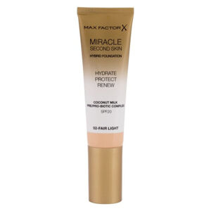 MAX FACTOR Miracle Second Skin SPF20 02 Fair Light make-up 30 ml