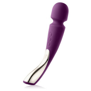 LELO Smart wand medium luxusní masážní strojek sladce švestkový