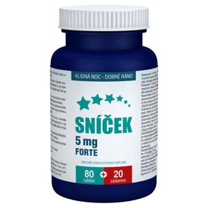 CLINICAL Sníček 5 mg FORTE 80 + 20 tablet ZDARMA
