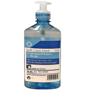 SOFT CARE MED H5 dezinfekční gel na ruce 500 ml