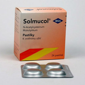 SOLMUCOL Pastilky 100 mg 24 kusů