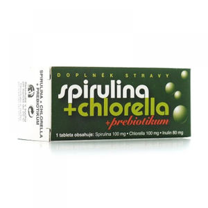 NATURVITA Spirulina + Chlorella + Prebiotikum 90 tablet