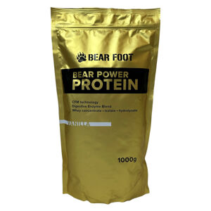 BEAR FOOT Bear power syrovátkový koncentrát CFM protein vanilka 1000 g