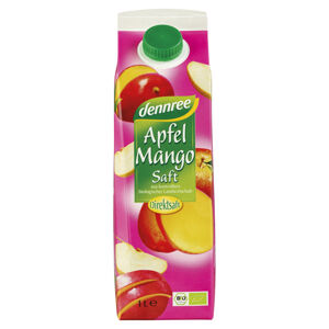 DENNREE Šťáva jablečno-mangová BIO 1 litr