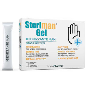 STERIMAN Dezinfekční gel na ruce 20x 2,8 ml