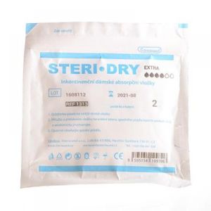 STERIWUND Steri dry extra absorpční dámské vložky 4 kapky 2 kusy