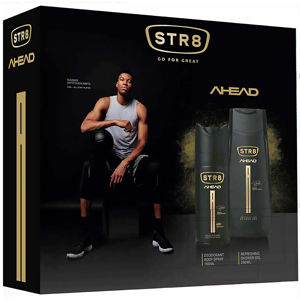 STR8 Ahead Sprchový gel 250ml + Deodorant 150ml Dárkové balení