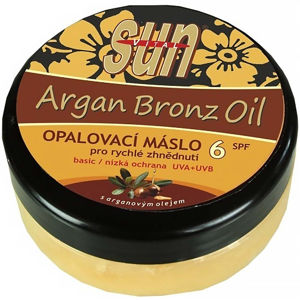 SUN VITAL Opalovací máslo s arganovým olejem OF 6 200 ml