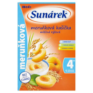 SUNAR Meruňková kaše mléčná rýžová 225 g