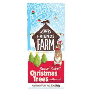 SUPREME Tiny Friends Farm Pamlsky pro králíky Vánoční stromečky 120 g