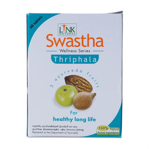 LINK NATURAL Swastha Triphala podpora trávení 60 tablet, poškozený obal
