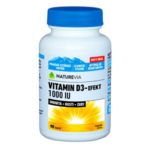 SWISS NATUREVIA Vitamín D3-Efekt 1000I.U. 90 tablet