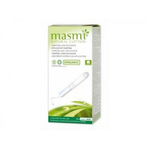 MASMI Tampony s aplikátorem z organické bavlny, Super , 14ks