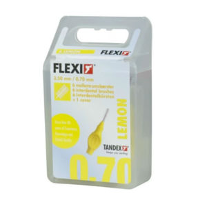 TANDEX Flexi mezizub.kart.0.7 žluté TA819075 6ks
